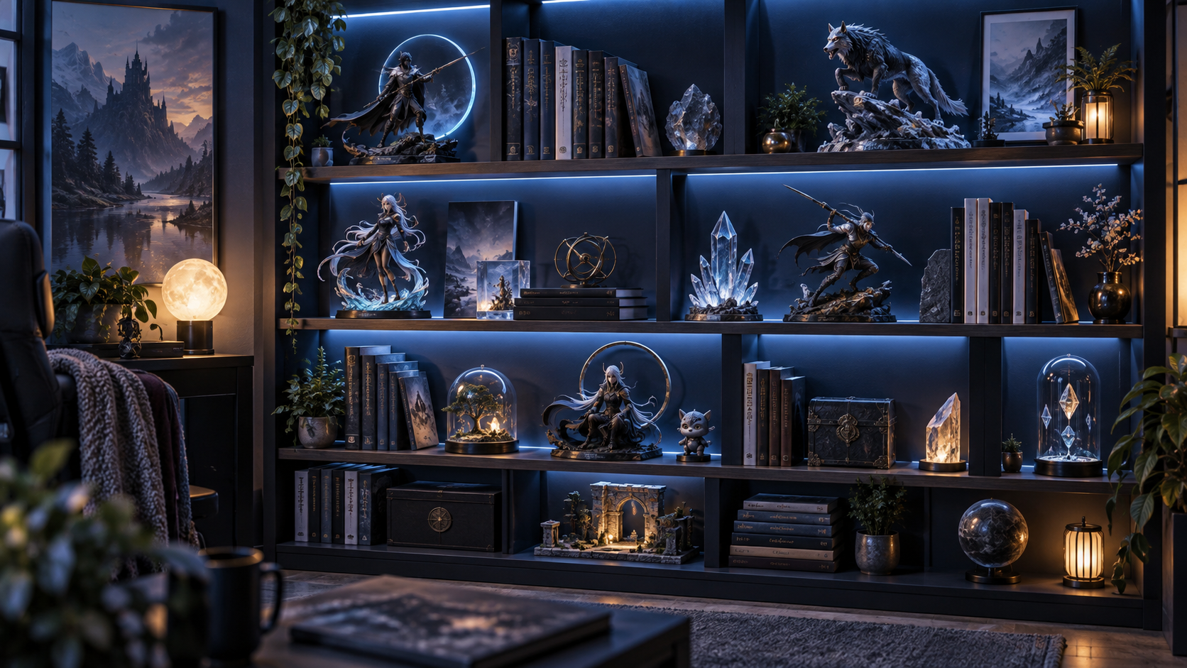 Collectibles project workshop scene